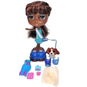 9" Vintage 1999 "TIA" Interactive Talking Diva Starz Doll W/Dog, Outfits & More